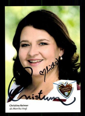 Christine Reimer Dahoam ist Dahoam Autogrammkarte Original Signiert ##BC 173968