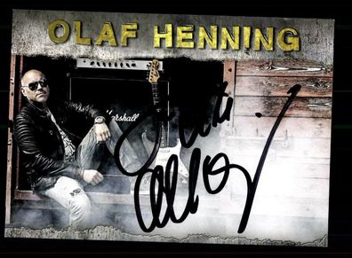 Olaf Henning Autogrammkarte Original Signiert ## BC 174284