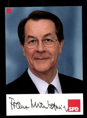 Franz Müntefering SPD Vorsitzender 2004-2005 Original Signiert# BC 174673