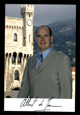 Fürst Albert II von Monaco Foto Original Signiert # BC G 32388