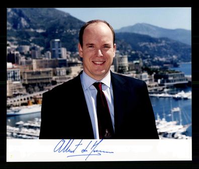 Fürst Albert II von Monaco Foto Original Signiert # BC G 32400
