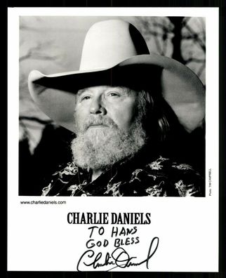 Charlie Daniels Autogrammkarte Original Signiert ## BC G 32429