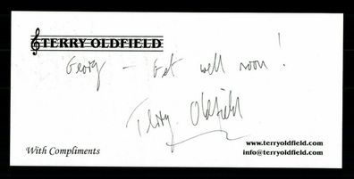 Terence Oldfield Komponist Original Signiert ## BC G 32436