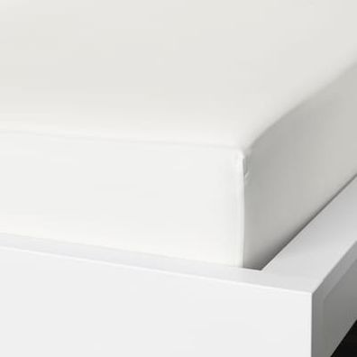 Ikea Nattjasmin Spannbettlaken, weiß, 160 x 200 x 26 cm Neu
