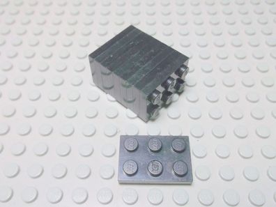 Lego 10 Platten 2x3 schwarz 3021 Set 10159 117 398 10021