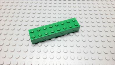Lego 1 Basic Stein 2x8 hoch Grün 3007 Set 3724 4408 4166 3466