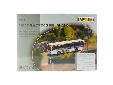 Car System Start-Set Bus MB O405 inkl. Dekos, Faller H0 161495, neu