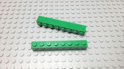 Lego 2 Basic Steine 1x8 hoch Grün 3008 Set 1370 5930 4511 7898