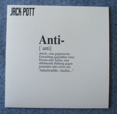 Jack Pott - Antischwurbler Vinyl MiniLP farbig