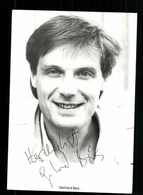 Gerhard Bös Autogrammkarte Original Signiert + F 11099