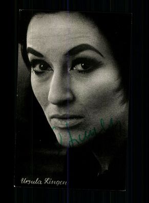 Ursula Lingen Autogrammkarte Original Signiert + F 11556