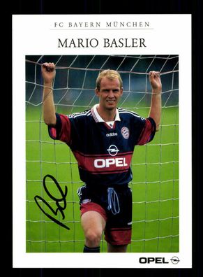 Mario Basler Autogrammkarte Bayern München 1998/99 Original Signiert
