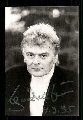Günter Hörner Foto Original Signiert + F 10965