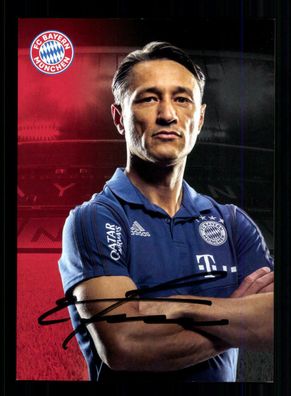 Niko Kovac Autogrammkarte Bayern München 2019-20 Original Signiert Abgang