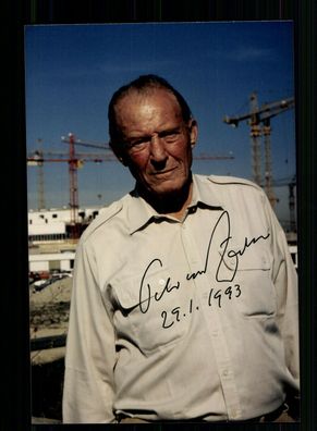 Peter von Zahn Foto Original Signiert + F 11165