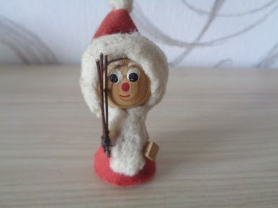 kleiner Weihnachtsmann aus Holz - handgefertigt