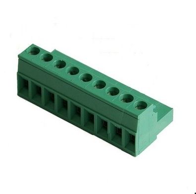 Steckerteil 10-polig Sauro Typ: CTF10001, RM5,00, female, grün, 1St.
