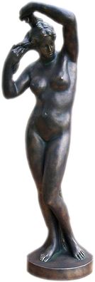 Frau Erotik Sexy Brüste Statue Figur Hand bemalt Büste Antik Kunst Art