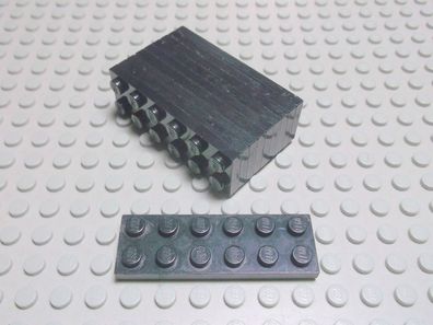 Lego 10 Platten 2x6 schwarz 3795 Set 8868 6887 6975 4955