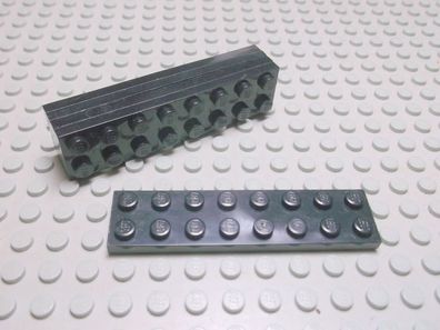 Lego 5 Platten 2x8 schwarz 3034 Set 722 6988 6085 4559 4551