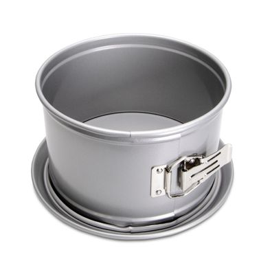 Städter - 'WE-LOVE-BAKING-Springform ø 18 cm / H 10,5 cm Silber mit Flachbod'