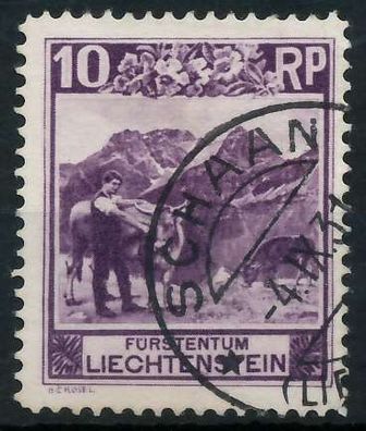 Liechtenstein 1930 Nr 96B gestempelt X28E192