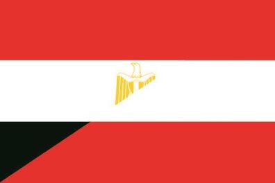 Fahne Flagge Ägypten-Österreich Premiumqualität
