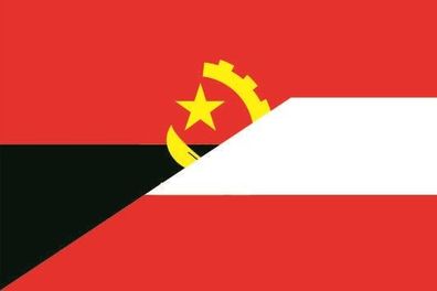 Fahne Flagge Angola-Österreich Premiumqualität