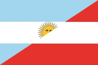 Fahne Flagge Argentinien-Österreich Premiumqualität