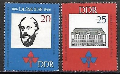 DDR postfrisch Michel-Nummer 1165-1166