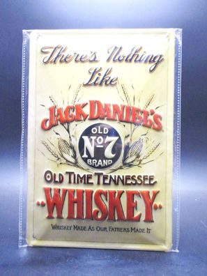 Jack Daniels Tennessee Whisky No. 7 Blechschild Metall Schild 30 cm