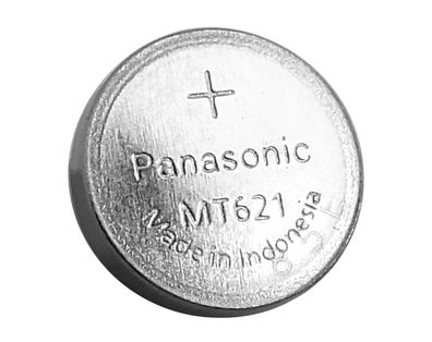 Akku Panasonic ? Kondensator Batterie Knopfzelle MT621 TS621 RL762