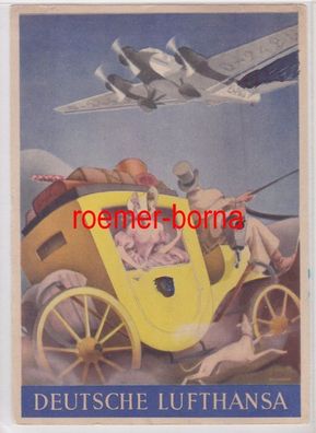85259 Reklame Ak Deutsche Lufthansa A.-G. um 1935