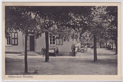 91849 Ak Schützenhaus Oldisleben um 1930