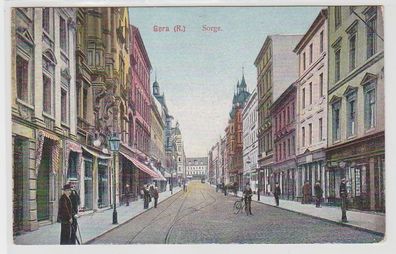 70511 Ak Gera Reuss Sorge mit Geschäften 1908