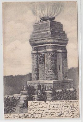 68732 Ak Erfurt Bismarck Turm 1902