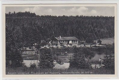 68523 Ak Kurpark Lenkgrund bei Frauenwald am Rennsteig um 1930
