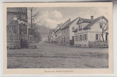 66983 Ak Gruss aus Kahla-Löbschütz mit Thüringer Hof um 1910