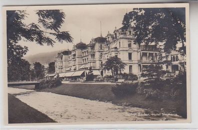 66952 Ak Baden-Baden Hotel Stephanie um 1930