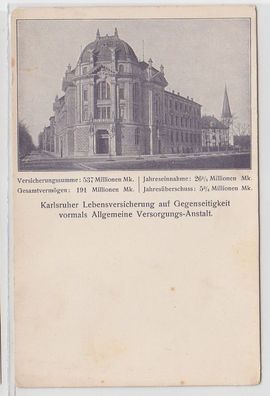 56997 Ak Gebäude der Karlsruher Lebensversicherung um 1900