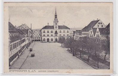 88841 Feldpost AK Pfaffenhofen an der Ilm - Unterer Stadtplatz 1916