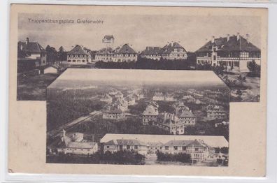 77599 Feldpost AK Truppenübungsplatz Grafenwöhr - Totalansicht 1917