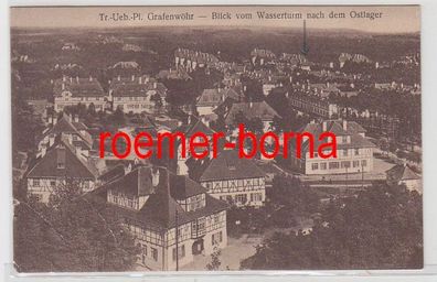 72978 Ak Truppenübungsplatz Grafenwöhr Blick vom Wasserturm 1930