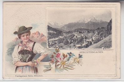 67995 Päge Ak Berchtesgaden Totalansicht 1908