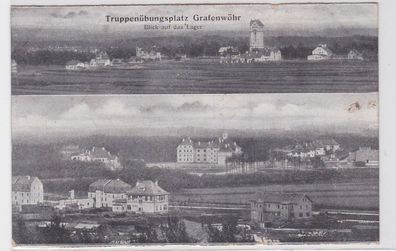 39278 Feldpost AK Truppenübungsplatz Grafenwöhr - Blick auf das Lager 1916