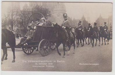 69307 Ak Die Völkerschlachtfeier in Berlin 19. Oktober 1913 historischer Festzug
