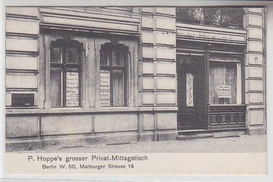 67815 Ak P. Hoppe´s grosser Privat-Mittagstisch Berlin Marburger Str. 14 um 1910