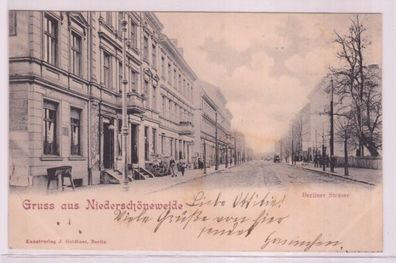 33175 ak Gruß aus Niederschöneweide Berliner Strasse 1903