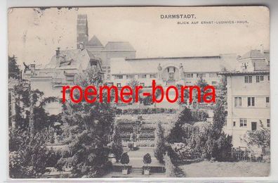 70599 Feldpost Ak Darmstadt Blick auf Ernst Ludwig Haus 1916