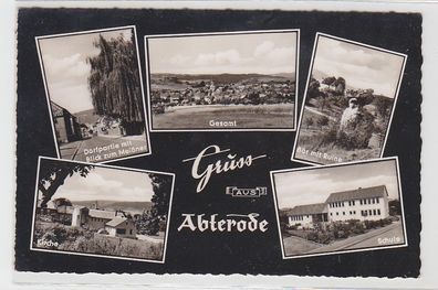 67453 Mehrbild Ak Gruss aus Abterode Kreis Eschwege um 1960
